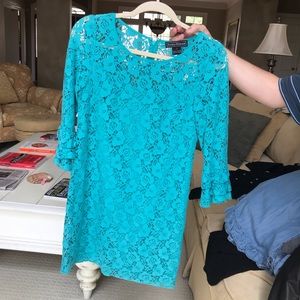 Lace Flare Sleeve Dress